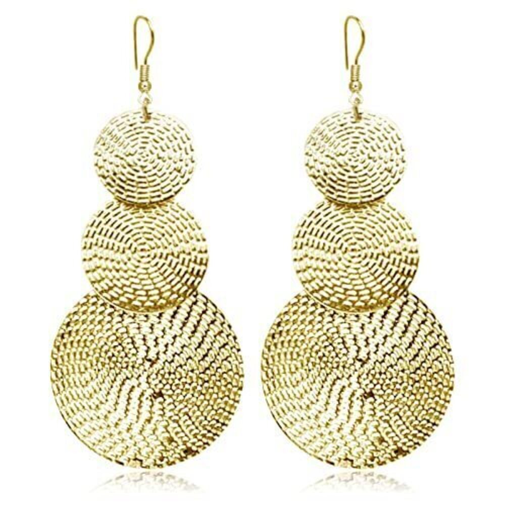 5668 Boho Earrings Trendy Gold Dangle Earrings Vintage Bohemian Indian